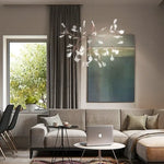 Suspension Design Moderne LED Arbre Doré