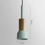 Suspension En Bois Et Métal Window C - Vert Luminaire Chambre