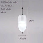 Suspension Goutte Bleue En Verre Moderne G / Blanc Fédération De Russie Luminaire Chambre