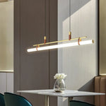 Suspension Led Cassy Minimaliste Moderne Luminaire Doré