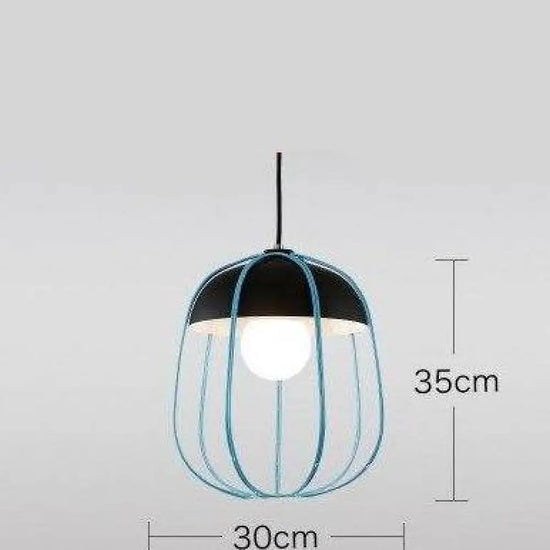 Suspension Led Citrouille Scandinave Colorée A Luminaire Chambre