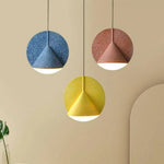 Suspension Led Cône Cercle Coloré Luminaire Chambre