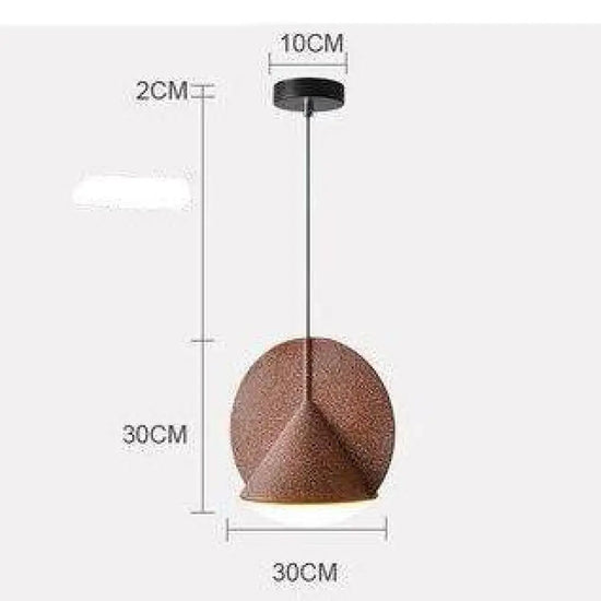 Suspension Led Cône Cercle Coloré Rose Luminaire Chambre