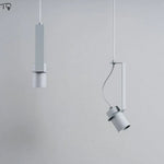 Suspension Led Cylindre Métal Industriel Luminaire Chambre