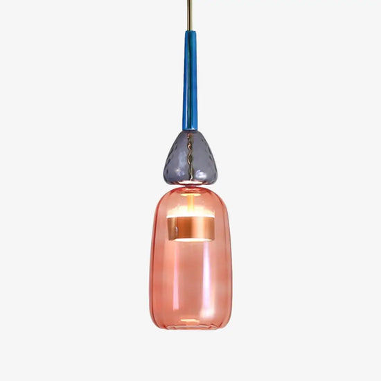 Suspension Led En Verre Illumy Coloré C Luminaire Chambre