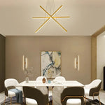 Suspension Led Étoile Dorée Moderne Luminaire Chambre