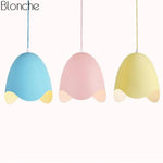 Suspension Led Macaron Œuf Ouvert Luminaire Chambre