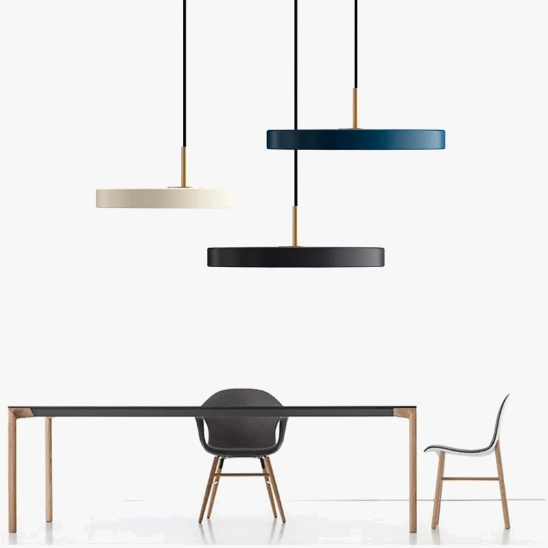 Lámpara colgante LED moderna techo elegante