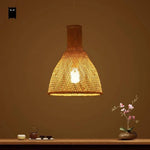 Suspension Led Rotin Beige Arrondie Luminaire Chambre