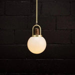 Suspension Led Verre Doré Design A Luminaire