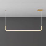 Suspension Moderne Led En Aluminium Hang Luminaire Doré
