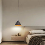 Suspension Rouille Abat-Jour Conique Homas Luminaire Chambre