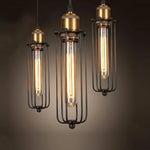 Suspensions Métalliques Cage Antique Luminaire Chambre