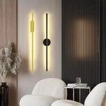 Une Paire Élégante Luminaire Design Doré Applique Murale Chambre