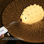 Veilleuse Petit Hérisson Rechargeable En Silicone Souple Pour Bébé