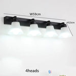 Voici La Version Modifiée: Applique Murale Rétro Élégante Lumineuse Design Moderne 4 Têtes