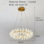 Voici Le Nouveau Titre: Applique Murale Led Cristal Design Élégant Lumineux Diamètre 60Cm /