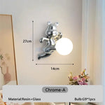 Voici Le Nouveau Titre: Applique Murale Ours Design Chambre Enfant Chrome A / 3 Température De