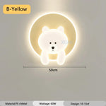 Voici Le Résultat: Applique Murale Ourson Design Enfants Cosy B Jaune / Gradation Rc Chambre