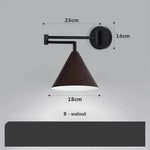 Voici Le Titre Transformé: Applique Murale Bois Design Épuré Scandinave D / Ampoule 5W Chambre