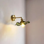 Voici Le Titre Transformé: Applique Murale Design Élégante Laiton Lumineux 11 / Ampoule Non