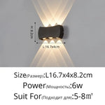 Voici Le Titre Transformé: Applique Murale Led Élégante Design Épurée Type D 4 Têtes 4W 1 Chambre