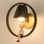 Voici Le Titre Transformé: Applique Murale Nordique Élégante Chambre Enfants Design Garçon Noir A