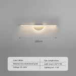 Voici Ma Proposition: Applique Murale Led Moderne Bois Élégant A-Blanc-60Cm / Blanc Chaud Chambre