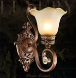 Voici Ma Proposition: Applique Murale Vintage Bronze Élégant Design Chambre