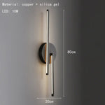 Voici Ma Proposition: Laiton Led Applique Design Sobre Élégante Style A-Noir / Changeable